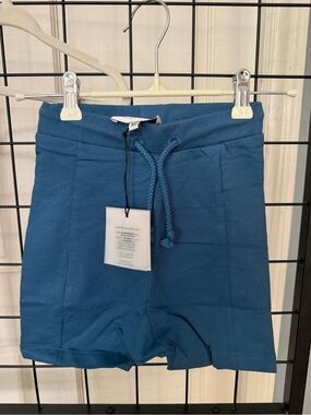 Kids Blue Drawstring Active Shorts by Boutique brand Sometime Soon